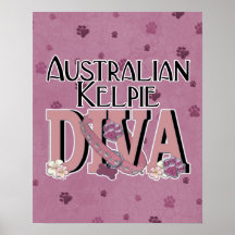 Australian Kelpie DIVA Print