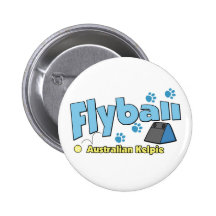 Australian Kelpie Flyball Pin