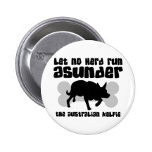Australian Kelpie Herding Button