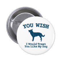 Australian Kelpie Pinback Button