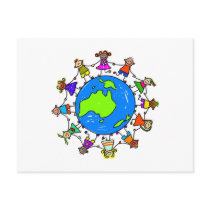 Australian Kids Postcard