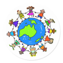 Australian Kids Sticker