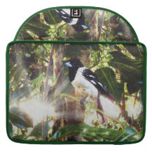 Australian Magpie & Leaves Wildlife MacBook Sleeve Sleeve For MacBooks