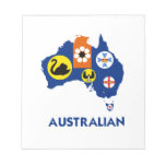 AUSTRALIAN MAP MEMO PADS