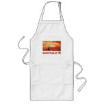 Australian Orange SunSet Apron