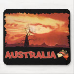 Australian Orange SunSet Mousepad
