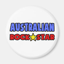 Australian Rock Star Fridge Magnets