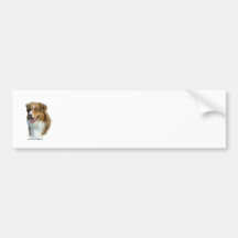 Australian Shepherd 9K4D-16 Bumper Sticker
