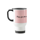 Australian Shepherd Breast Cancer Travel Mug