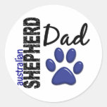 Australian Shepherd Dad 2 Sticker
