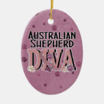 Australian Shepherd DIVA Ornaments
