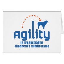 Australian Shepherd Dog Greeting Card