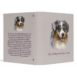 Australian Shepherd Fabulous Binder
