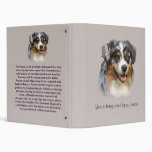 Australian Shepherd Fabulous Binder