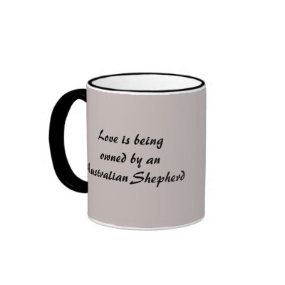 Australian Shepherd Fabulous Mug by normagolden
