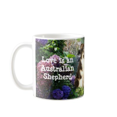 Australian Shepherd Garden Mug by normagolden