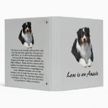 Australian Shepherd Guardian Binder