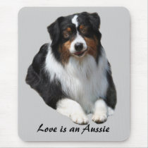 Australian Shepherd Guardian Mousepad