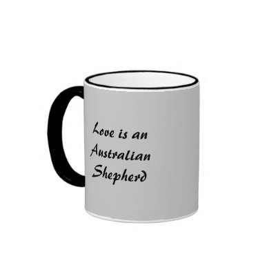 Australian Shepherd Guardian Mug by normagolden