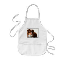 Australian Shepherd kids apron