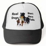Australian shepherd mesh hat
