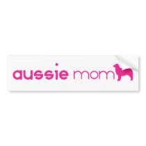 Australian Shepherd Mom Bumper Sticker
