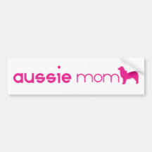 Australian Shepherd Mom Bumper Sticker