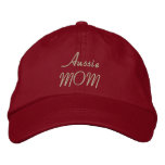Australian Shepherd MOM Gifts embroidered hats