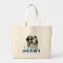 Australian Shepherd Name Canvas Bag