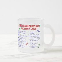 AUSTRALIAN SHEPHERD Property Laws 2 Mug