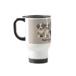 Australian Shepherd Puppies Travel Mug
