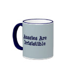 Australian Shepherd Pups In Wagon Mug
