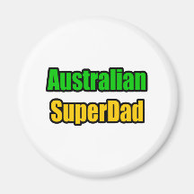 Australian SuperDad Refrigerator Magnets