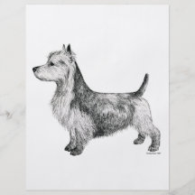 Australian Terrier Custom Flyer