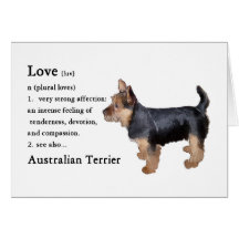 Australian Terrier Gifts Card