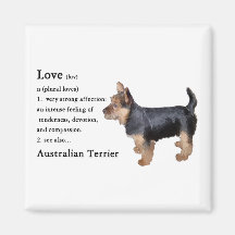 Australian Terrier Gifts Fridge Magnets