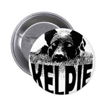 Australien Kelpie Anstecknadelbuttons