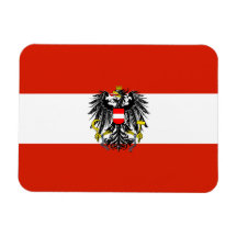 Austria Flag Premium Magnet