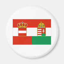 Austria-Hungary Flag (1869-1918) Magnets