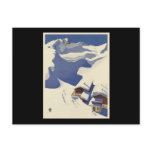 Austria Ski lodge in the Alps Postcards
