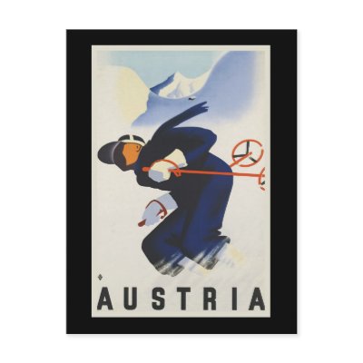 Austria Ski Post Cards by vintage_cafe