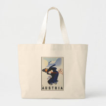 Austria Ski Tote Bag