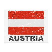 Austria Vintage Flag Postcards