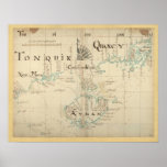 Authentic 1690 Pirate Map Print
