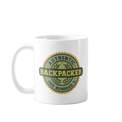 Authentic Backpacker Coffee Mugs by 1000suns