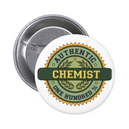 Authentic Chemist Button