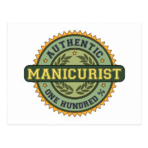 Authentic Manicurist Post Card