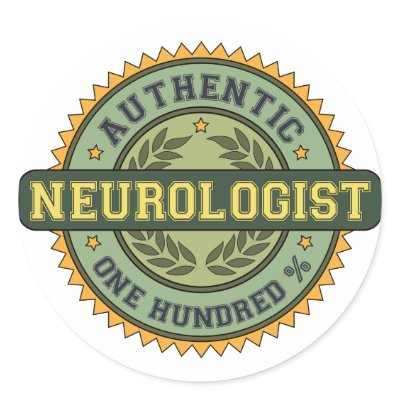 Authentic Neurologist Round Stickers by 1000suns