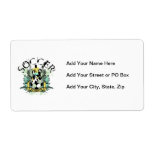 Authentic Soccer Tshirts and Gifts Personalized Shipping Labels
