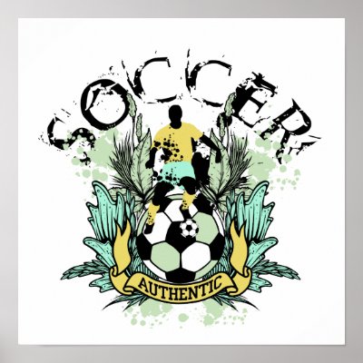 Authentic Soccer Tshirts and Gifts Posters by sport_shop